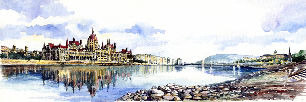 Panorama, Budapest, Parlamentas, Nemokamos Nuotraukos,  Nemokama Licenzija