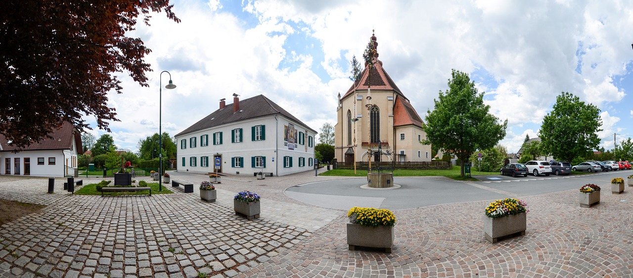 Panorama, Fernitz, Bažnyčia, Erdvė, Styria, Nemokamos Nuotraukos,  Nemokama Licenzija