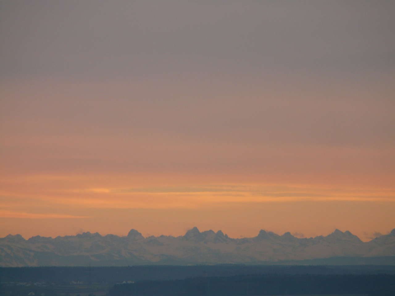 Panorama, Alpių, Morgenstimmung, Saulėtekis, Kalnai, Miglotas, Palengvėjimas, Aukščiausiojo Lygio Susitikimas, Alpių Panorama, Miestas