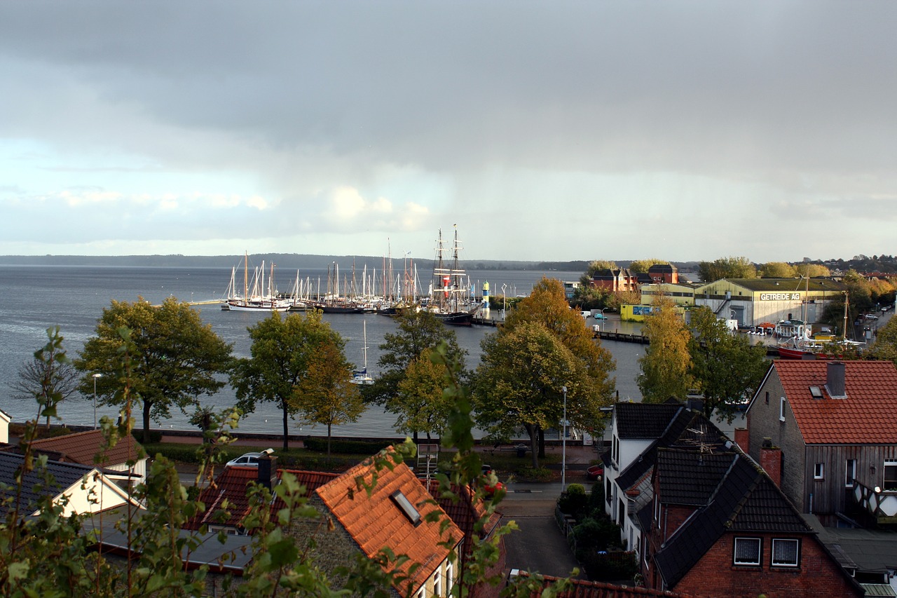 Panorama,  Miestas,  Eckernförde,  Baltijos Jūra,  Marina,  Uosto Motyvai, Nemokamos Nuotraukos,  Nemokama Licenzija