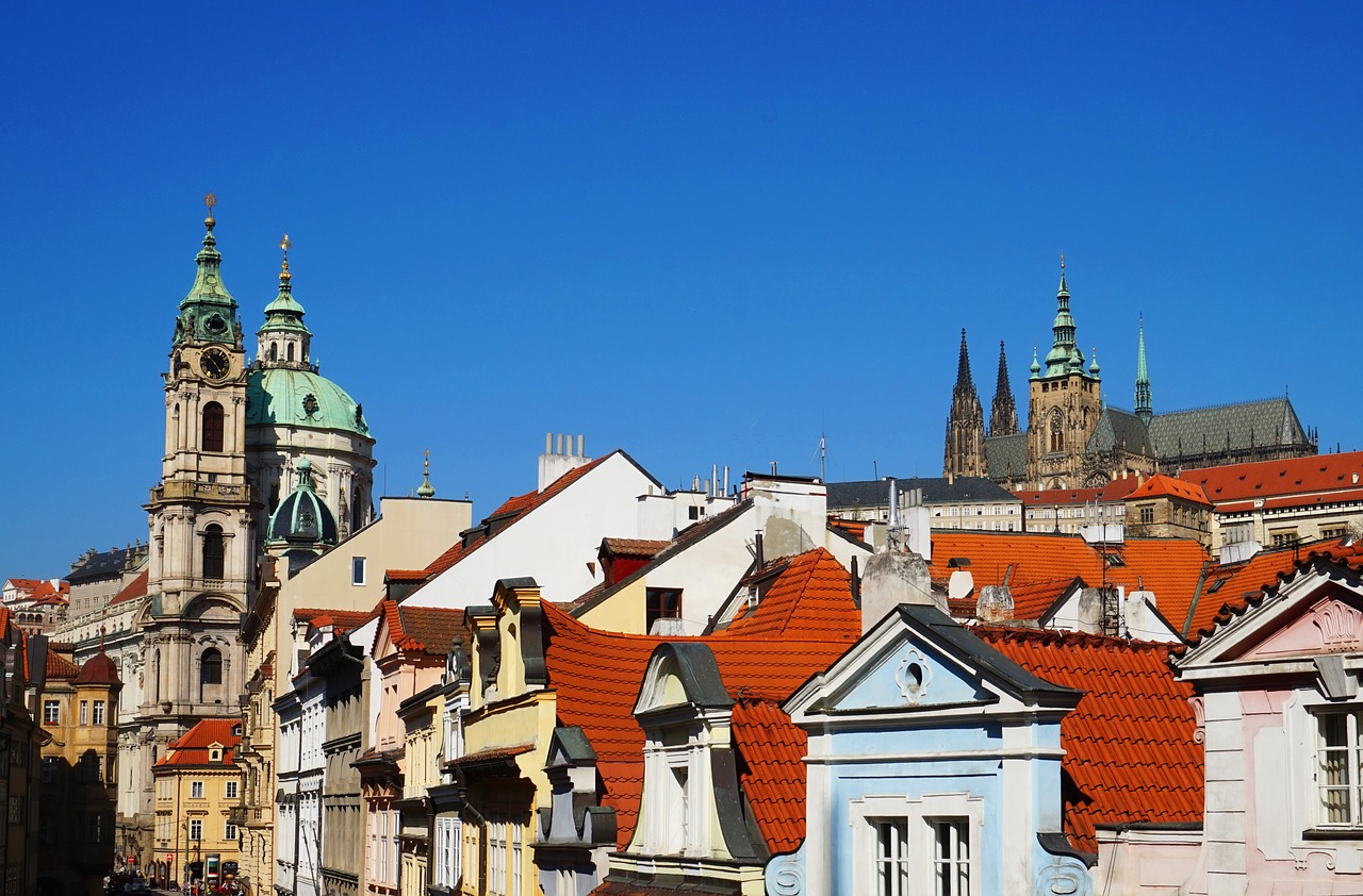 Panorama,  Praha,  Čekija,  Architektūra,  Metai,  Bažnyčia,  Miestas,  Kelionė,  Miestas,  Stogo
