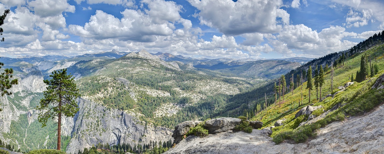 Panorama,  Yosemite,  Jav,  Kalnai, Nemokamos Nuotraukos,  Nemokama Licenzija