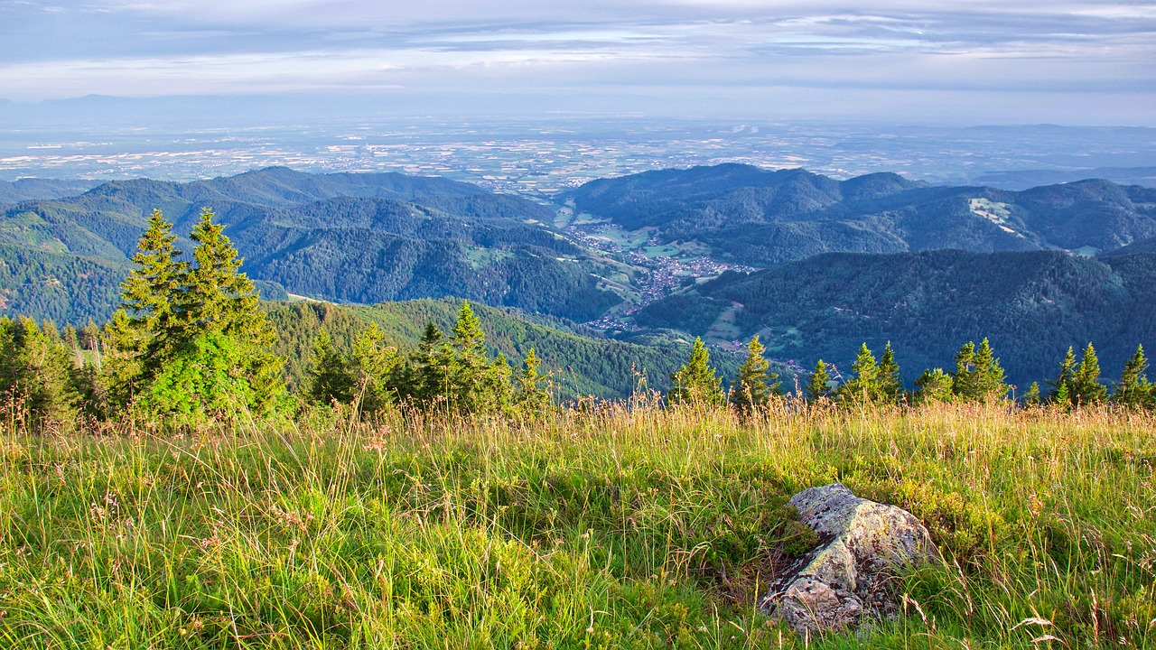 Panorama,  Slėnis,  Kraštovaizdis,  Pobūdį,  Kalnai,  Dangus,  Debesys,  Didelis,  Top,  Meadow