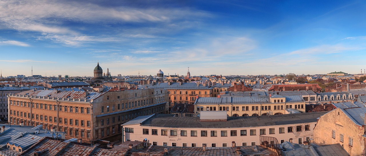 Panorama,  Miestas,  Kraštovaizdis,  St Petersburg Rusija,  Vpb,  Dangus, Nemokamos Nuotraukos,  Nemokama Licenzija