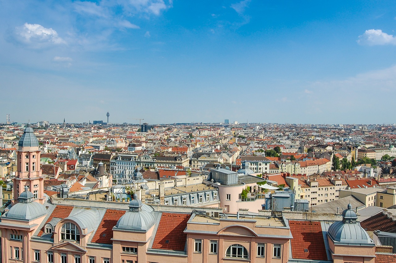 Panorama, Vienna, Austria, Miestas, Vaizdas, Pastatas, Architektūra, Turizmas, Nemokamos Nuotraukos,  Nemokama Licenzija