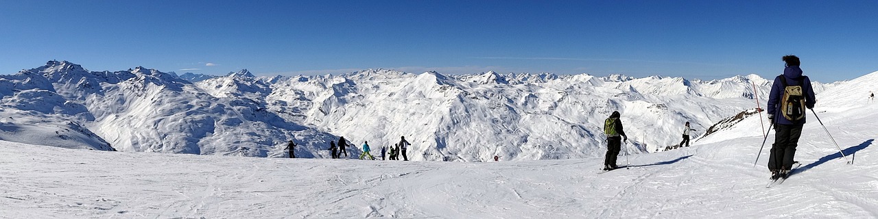 Panorama, Panoraminis, Alpės, Kalnas, Slidinėjimas, Žiema, Nemokamos Nuotraukos,  Nemokama Licenzija