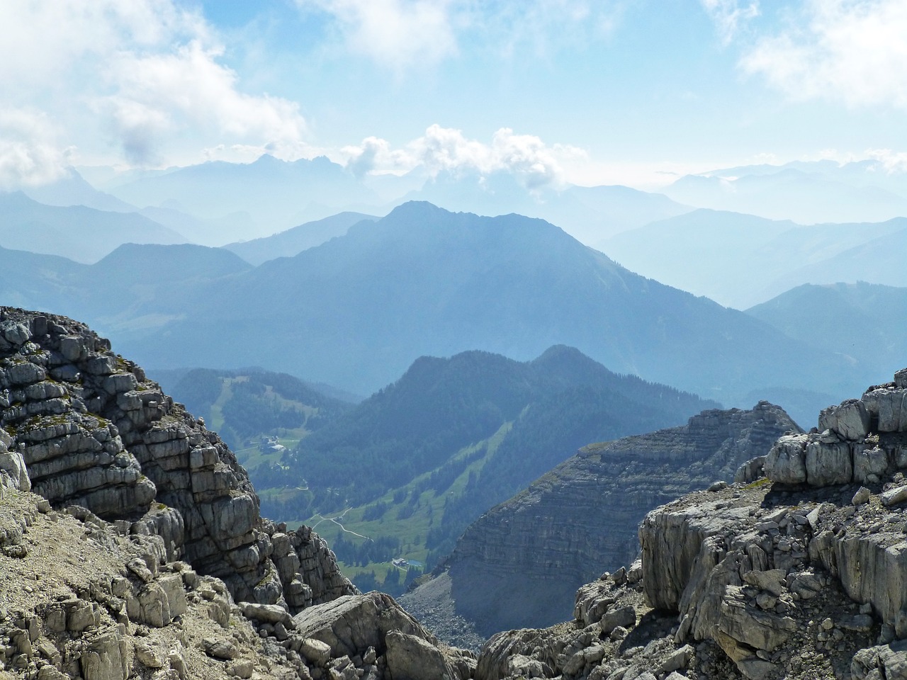 Panorama, Alpių, Kraštovaizdis, Gamta, Vaizdas, Austria, Kalnai, Uolos, Akmenys, Nemokamos Nuotraukos