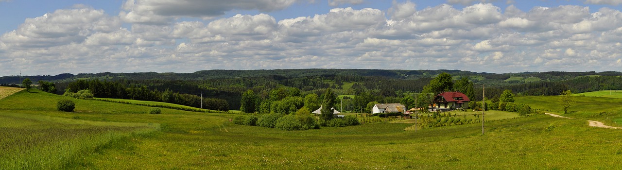 Panoraminis,  Gamta,  Kraštovaizdis,  Panorama,  Veja,  Kalnas,  Kaimas,  Kaimo Rajonas,  Laukas,  Be Honoraro Mokesčio