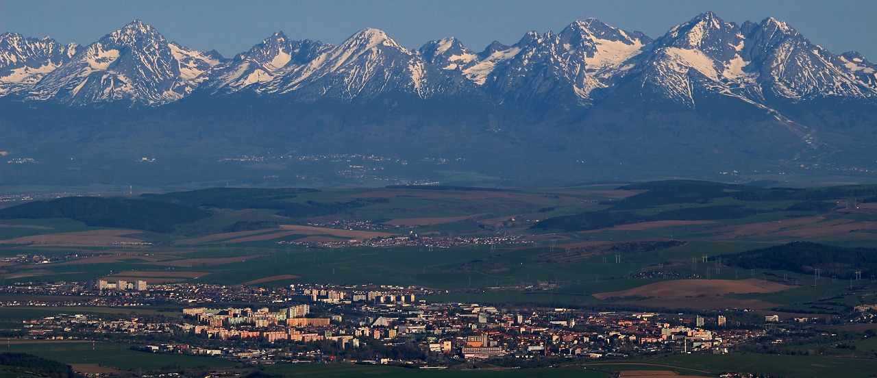 Panoraminis,  Panorama,  Kalnų,  Kelionė,  Sniegas,  Sunrise,  Slovakija,  Spisska Nova Ves,  Aukštieji Tatrai,  Tatra