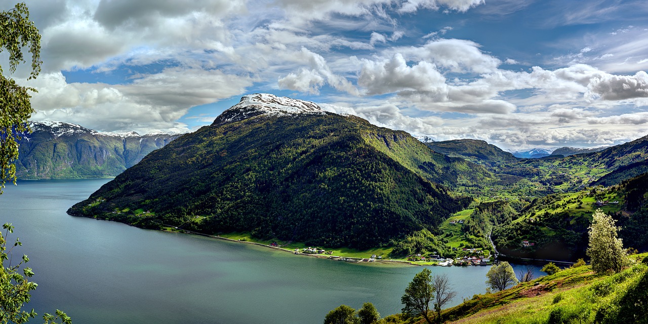 Panoraminis,  Pobūdį,  Kalnų,  Vandens,  Kraštovaizdis,  Fjord,  Debesys,  Norvegija, Nemokamos Nuotraukos,  Nemokama Licenzija