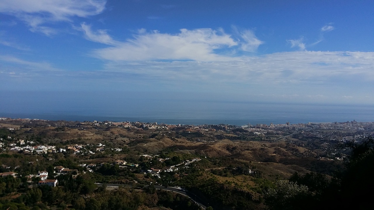 Panoraminis, Jūra, Dangus, Horizontas, Vaizdas, Viduržemio Jūros, Debesys, Miestas, Nemokamos Nuotraukos,  Nemokama Licenzija