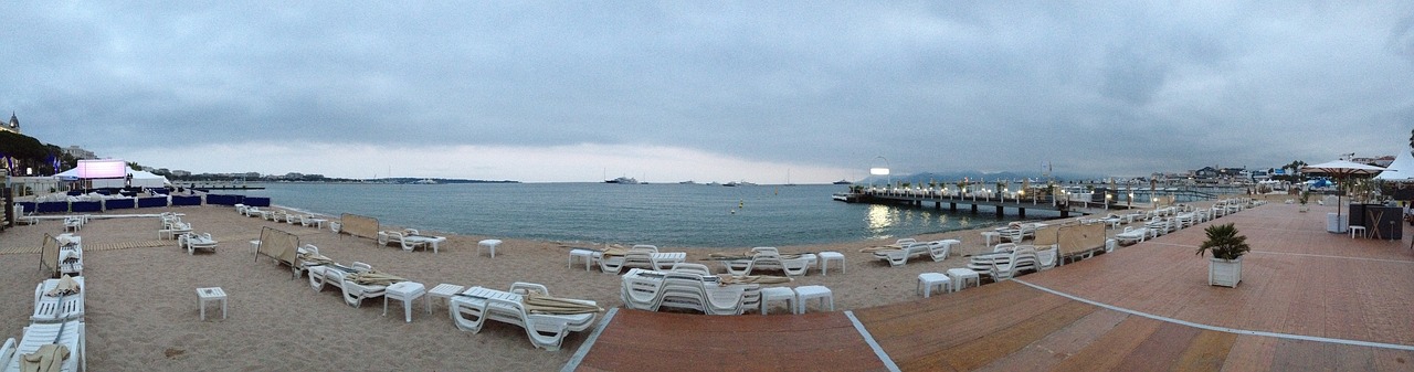 Panoraminis Vaizdas, Papludimys, Cannes, Nemokamos Nuotraukos,  Nemokama Licenzija