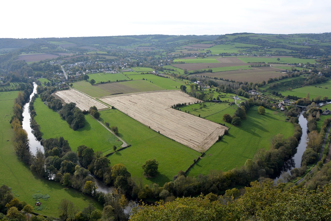 Panoraminiai Vaizdai, Clécy Normandy France, Paragliding Sportas, Laisvalaikis, Normandija, Gamta, Nemokamos Nuotraukos,  Nemokama Licenzija