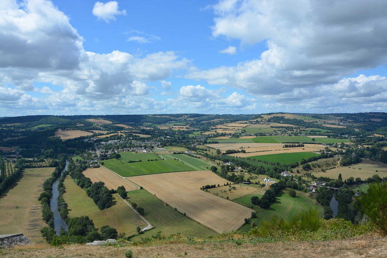 Panoraminis Vaizdas,  Clecy Normandy,  Peržiūrėti Panorama Kraštovaizdį,  Oficiali Svetainė Skrydžio Parasparniu,  Pobūdį,  Kraštovaizdis,  Aukštis,  Prancūzija,  Clecy,  Panoraminis