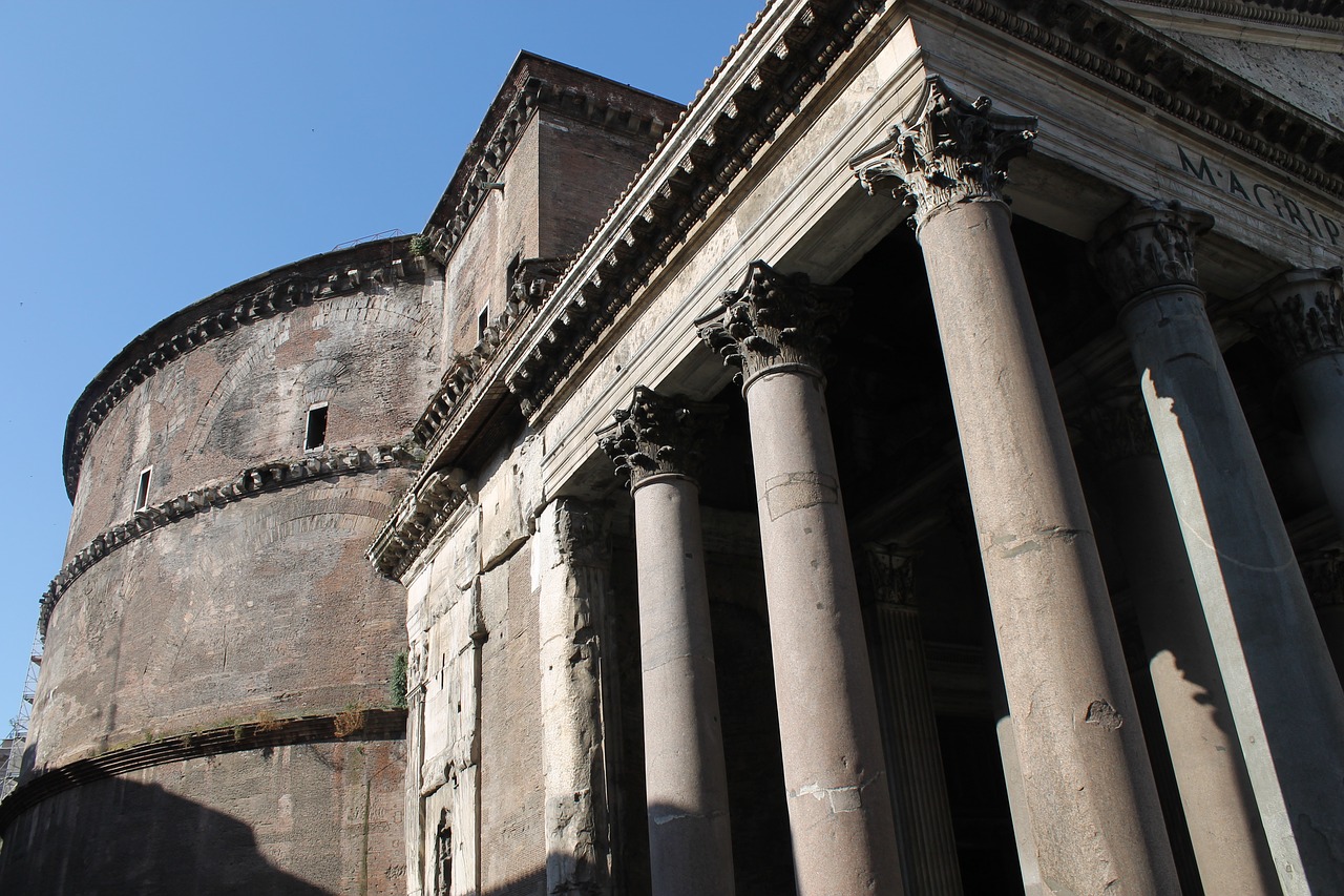 Panteonas, Roma, Italy, Nemokamos Nuotraukos,  Nemokama Licenzija