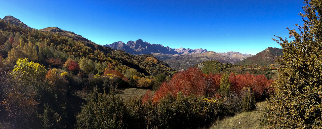 Panticosa, Kalnas, Kraštovaizdis, Panoraminis, Gamta, Aukšti Kalnai, Ruduo, Huesca, Pirėnai, Nemokamos Nuotraukos