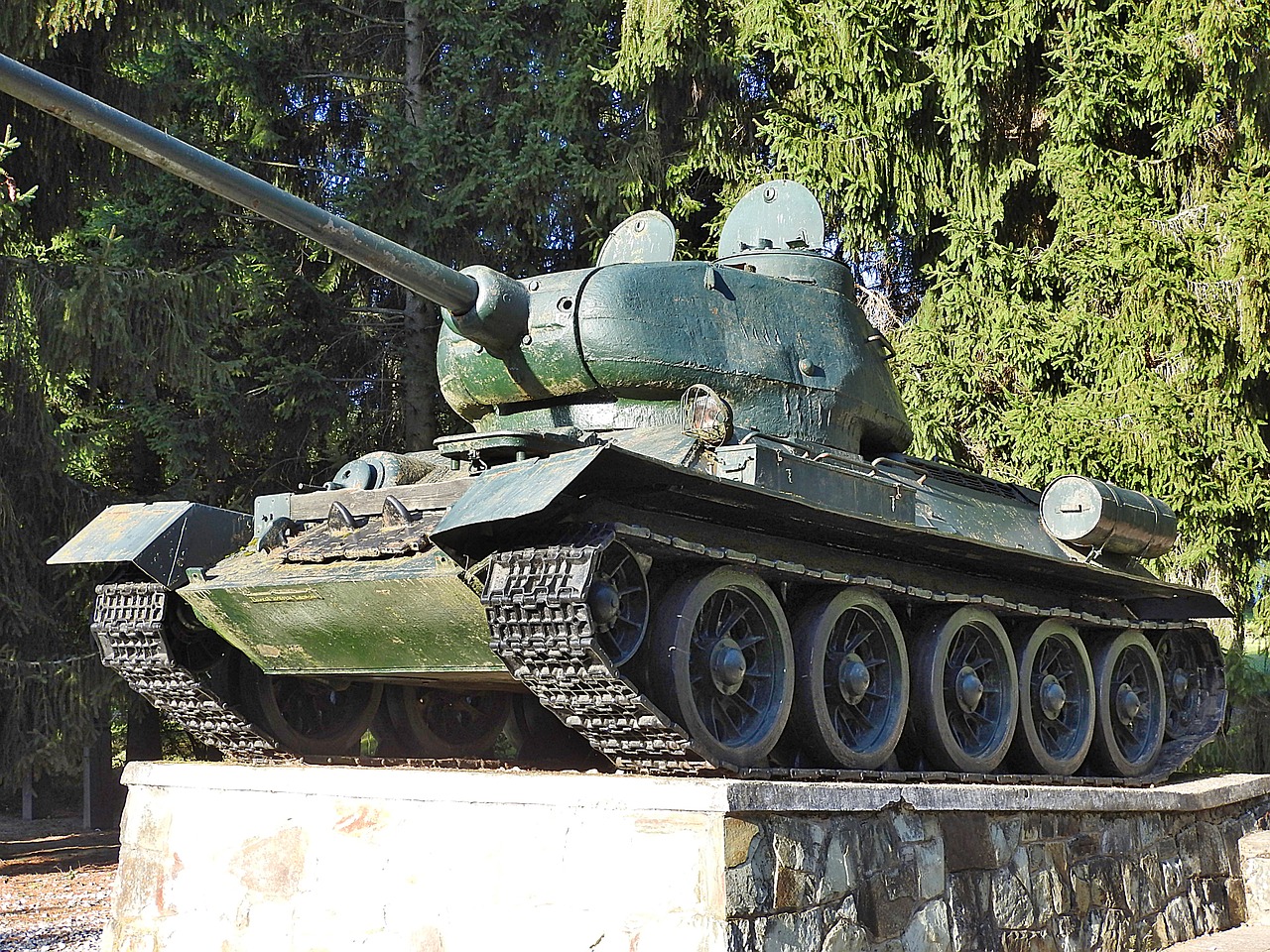 Panzer, T-34, Karo Memorialas, Vengrija, Nemokamos Nuotraukos,  Nemokama Licenzija