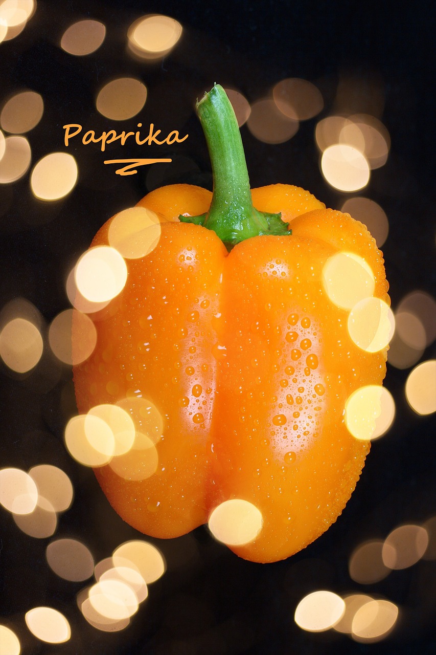 Paprika, Daržovės, Bokeh, Maistas, Šviesus, Geltona, Oranžinė, Nemokamos Nuotraukos,  Nemokama Licenzija