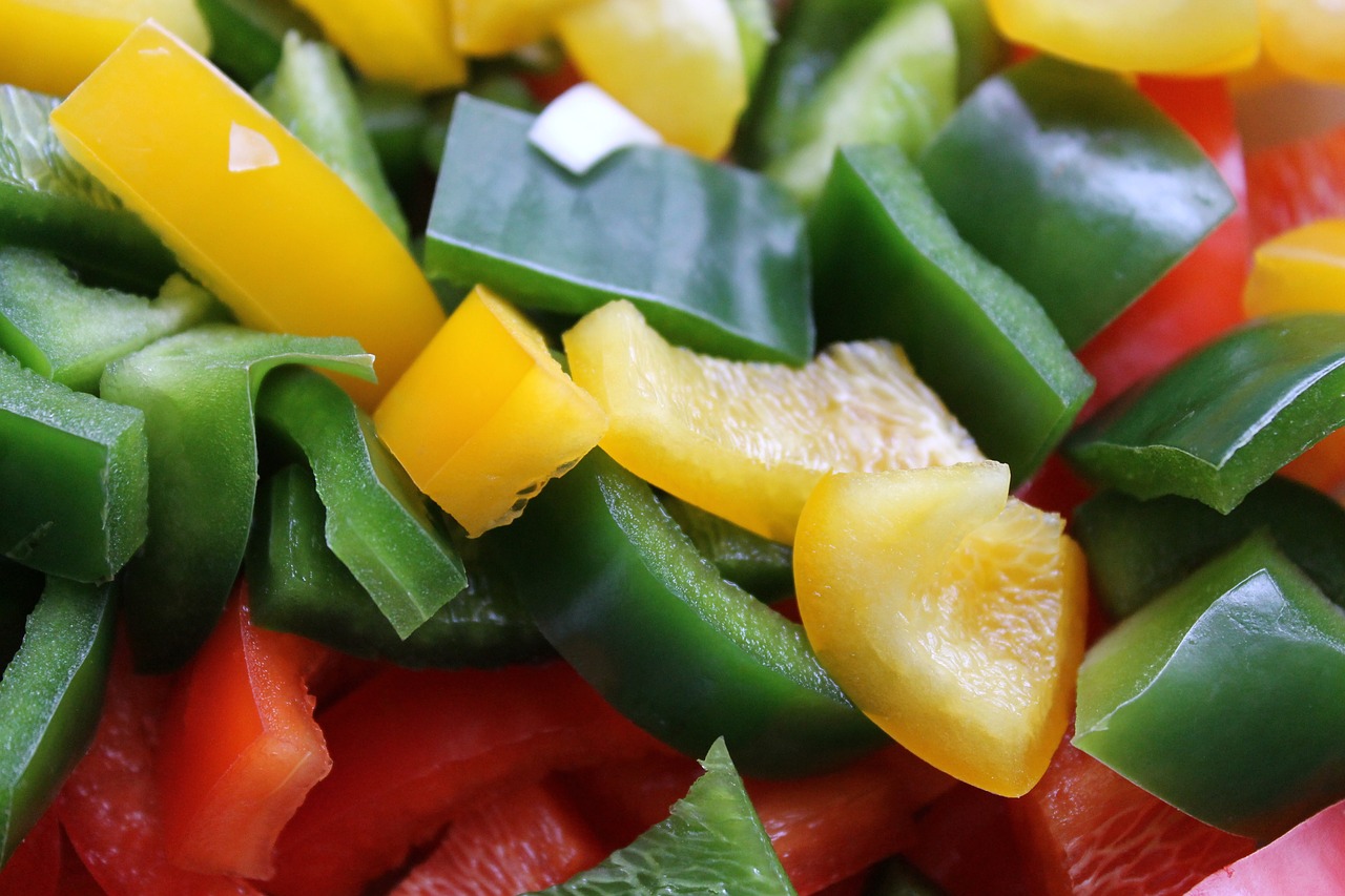 Paprika, Spalvinga, Sveikas, Spalva, Daržovės, Vitaminai, Vegetariškas, Mityba, Šviesus, Frisch