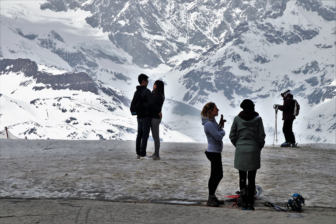 Punktas,  Alpės,  Zermatt,  Sniegas,  Ledas,  Žiemos,  Kalnų,  Šalto,  Žygiai,  Panoraminis