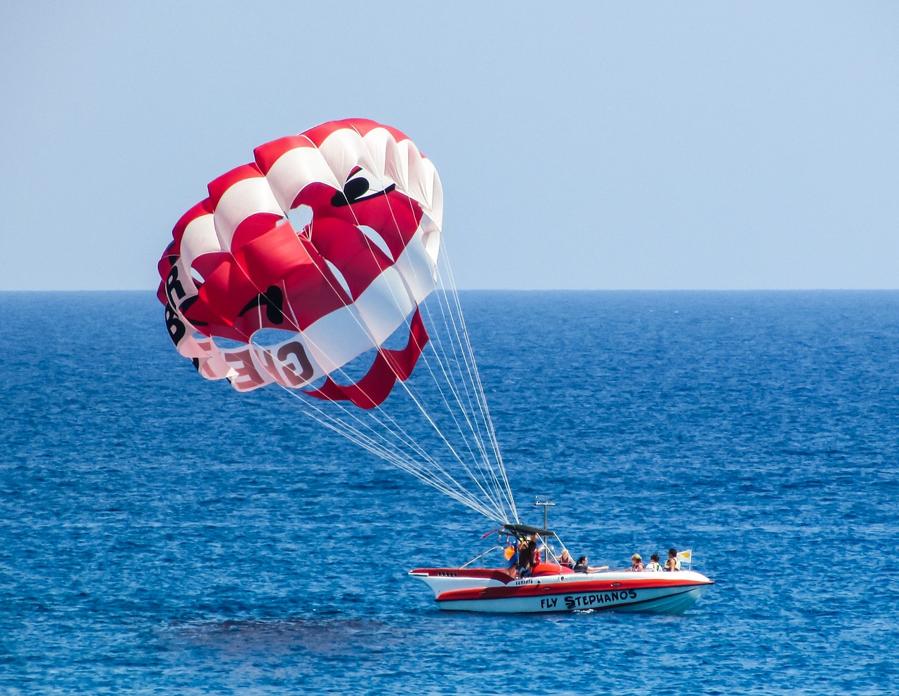 Parašiutas, Paragliding, Raudona, Balionas, Dangus, Sportas, Veikla, Atostogos, Poilsis, Vasara