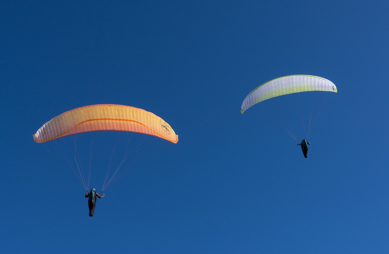 Parašiutas, Oras, Skrydis, Dangus, Paragleris, Skristi, Paragliding, Sportas, Oro Sportas, Žmogus