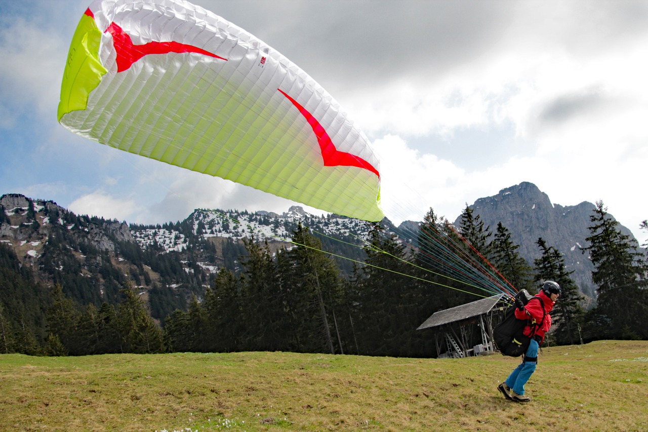 Paragleris, Kalnai, Skristi, Paragliding, Alpių, Hobis, Laisvalaikis, Oro Sportas, Nemokamos Nuotraukos,  Nemokama Licenzija