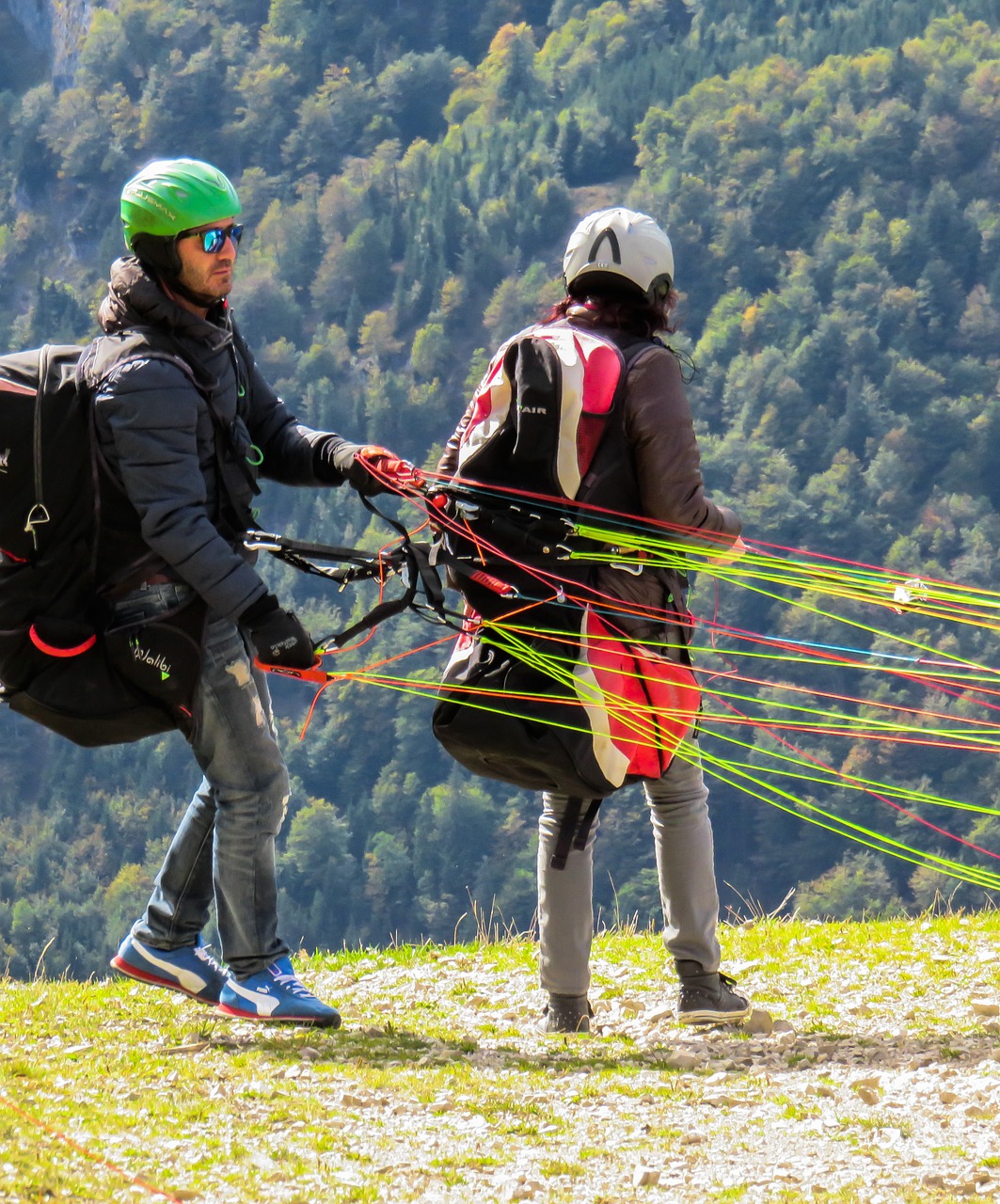 Paragliding, Ilgesys, Skristi, Partneris, Sanglauda, Sportas, Laisvė, Kalnai, Parašiutas, Skrydis