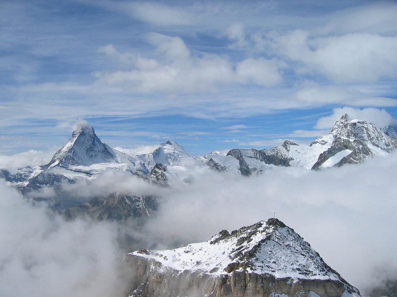 Matterhorn, Kalnai, Šveicarija, Nemokamos Nuotraukos,  Nemokama Licenzija