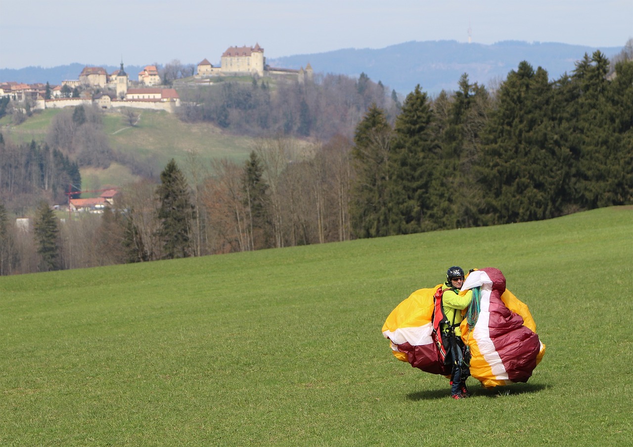 Paragliding, Šveicarija, Sportas, Nemokamos Nuotraukos,  Nemokama Licenzija