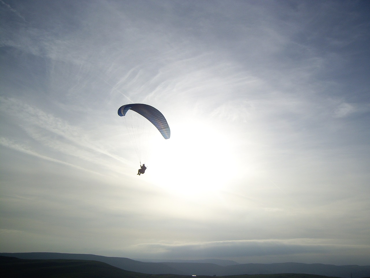 Paragliding, Skraidantis, Saulėlydis, Nemokamos Nuotraukos,  Nemokama Licenzija