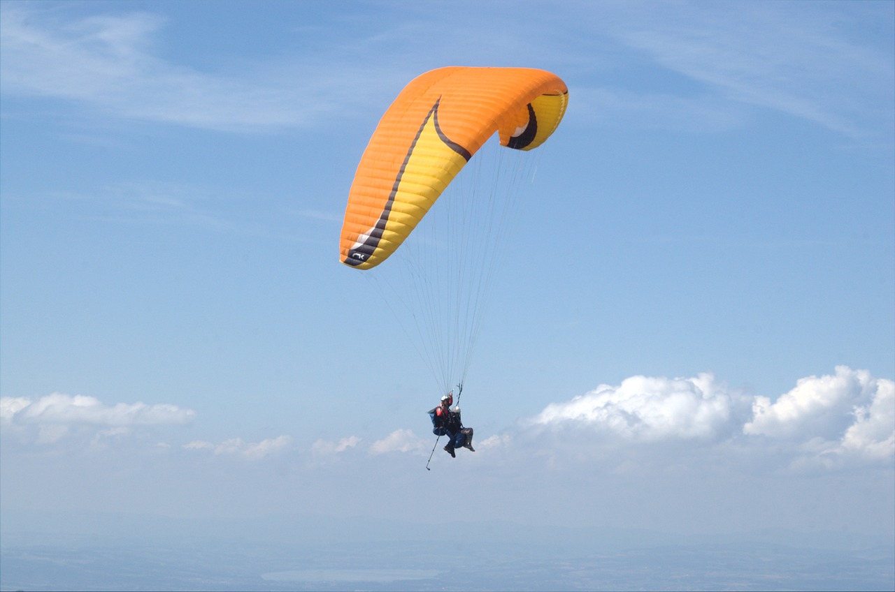 Paragliding, Sportas, Dangus, Debesys, Skristi, Nemokamos Nuotraukos,  Nemokama Licenzija