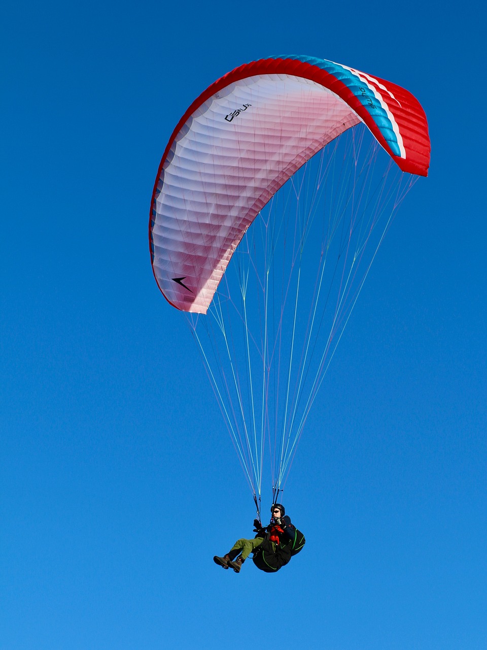 Paragliding, Pilotas, Jungiamosios Virvės, Mėlynas Dangus, Nemokamos Nuotraukos,  Nemokama Licenzija