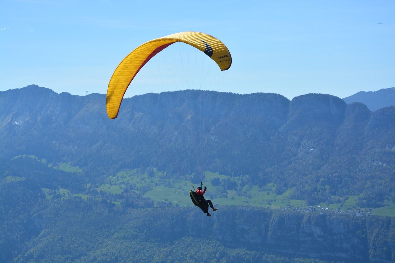 Paragliding, Hautes Alpes, Haute-Savoie, Kalnas, France, Sportas, Skristi, Nemokamos Nuotraukos,  Nemokama Licenzija