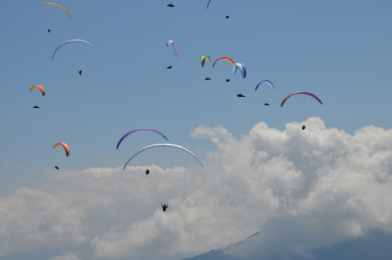 Paragliding, Varzybos, Sportas, Dangus, Ekstremalios, Sparnas, Paraglidas, Skristi, Skrydis, Pilotas
