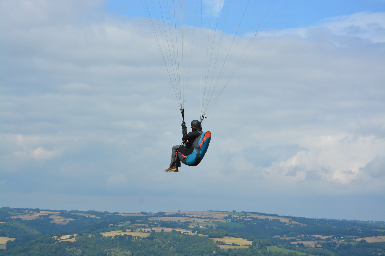 Parasparnių,  Paragliding-Paraglider,  Pakinktai,  Krikštas Paragliding,  Prancūzija,  Vėjo,  Oro,  Skristi,  Sportas,  Hobis Ir Pomėgiai