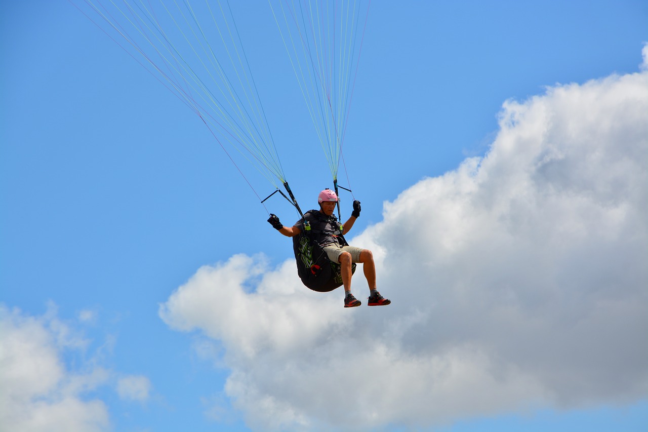 Parasparnių,  Paraglider,  Iškrovimo Paraglider Locmanų,  Hobis Ir Pomėgiai,  Nuotykių,  Laisvalaikis,  Pobūdį,  Dangus,  Kraštovaizdis,  Panaudoti Paragliding