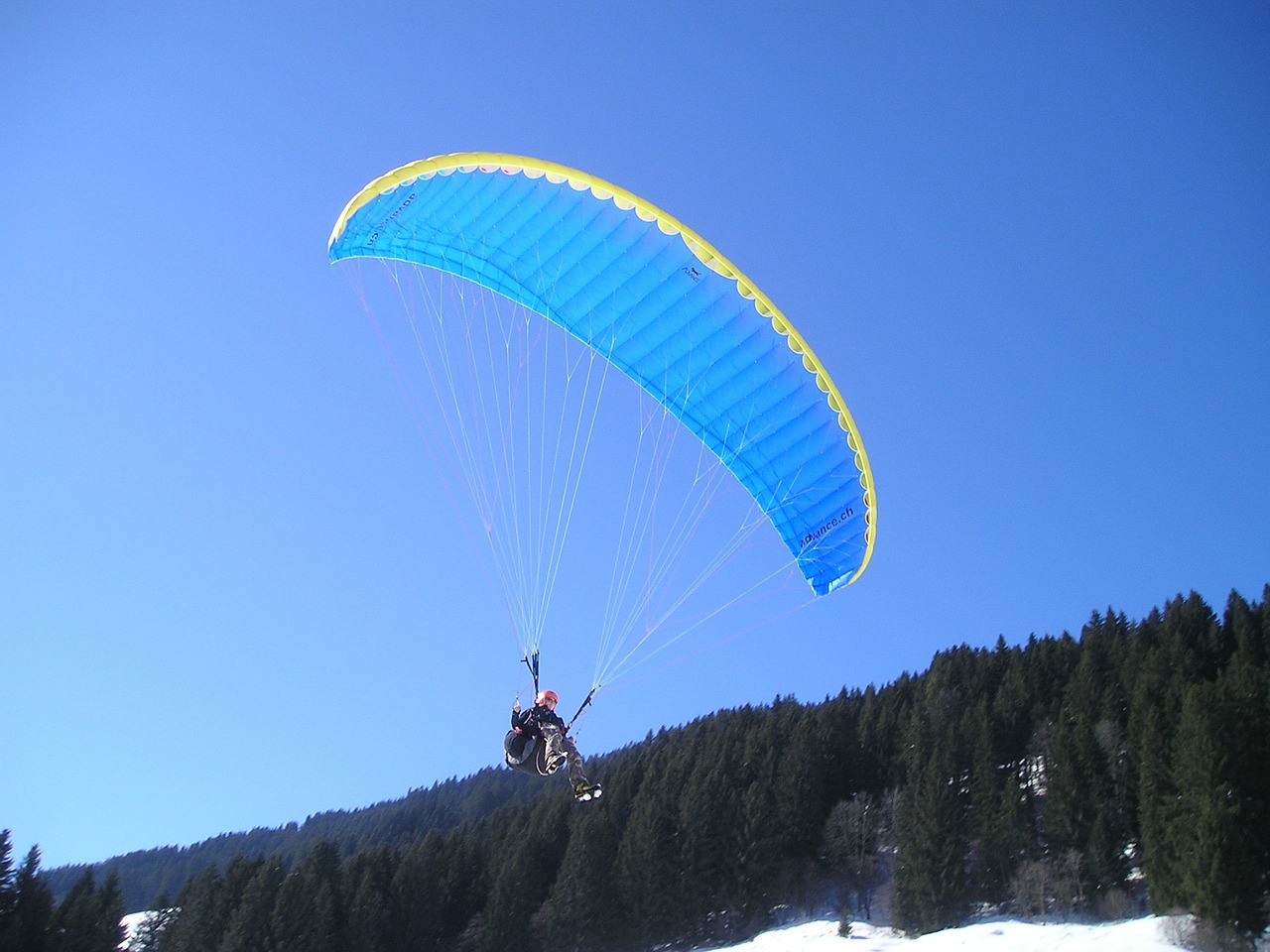 Paragliding, Skristi, Paragleris, Kalnai, Laisvė, Nemokamos Nuotraukos,  Nemokama Licenzija