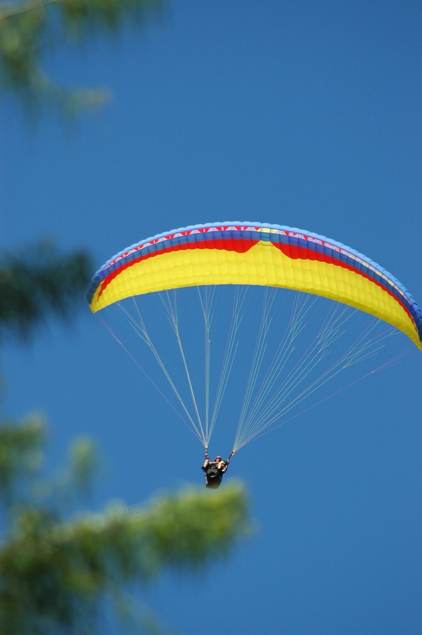 Paragliding, Dangus, Mėlynas, Nemokamos Nuotraukos,  Nemokama Licenzija