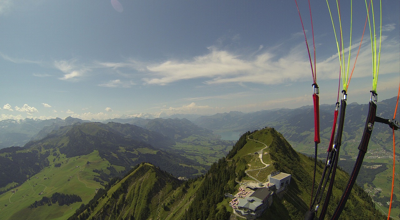 Paragliding, Laisvė, Aukščiausiojo Lygio Susitikimas, Stanserhorn, Nemokamos Nuotraukos,  Nemokama Licenzija