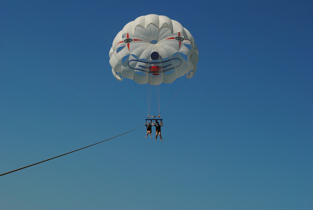 Parasailing, Vasara, Saulė, Veiksmas, Skraidantis, Parašiutas, Nemokamos Nuotraukos,  Nemokama Licenzija