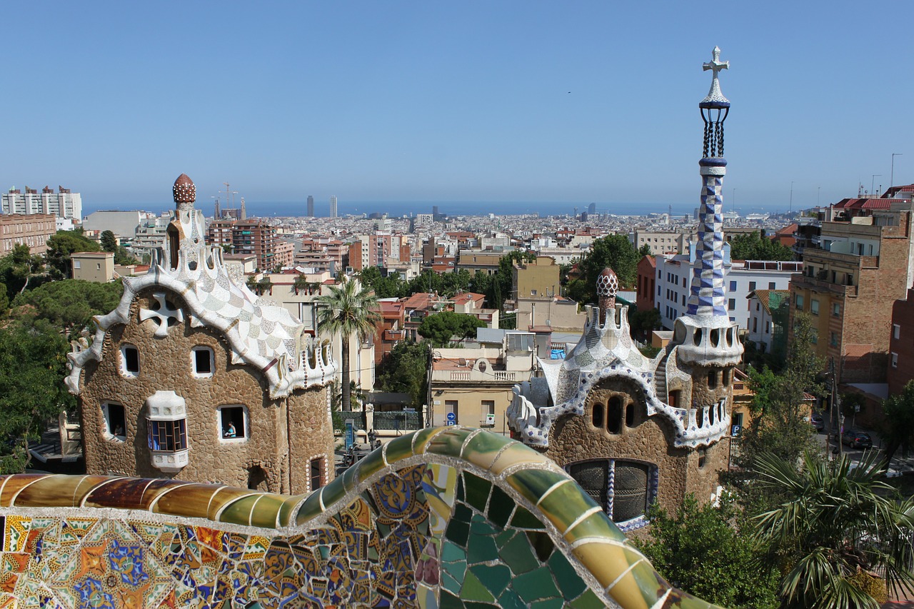 Parc Guell, Gaudí, Barcelona, Ispanija, Nemokamos Nuotraukos,  Nemokama Licenzija