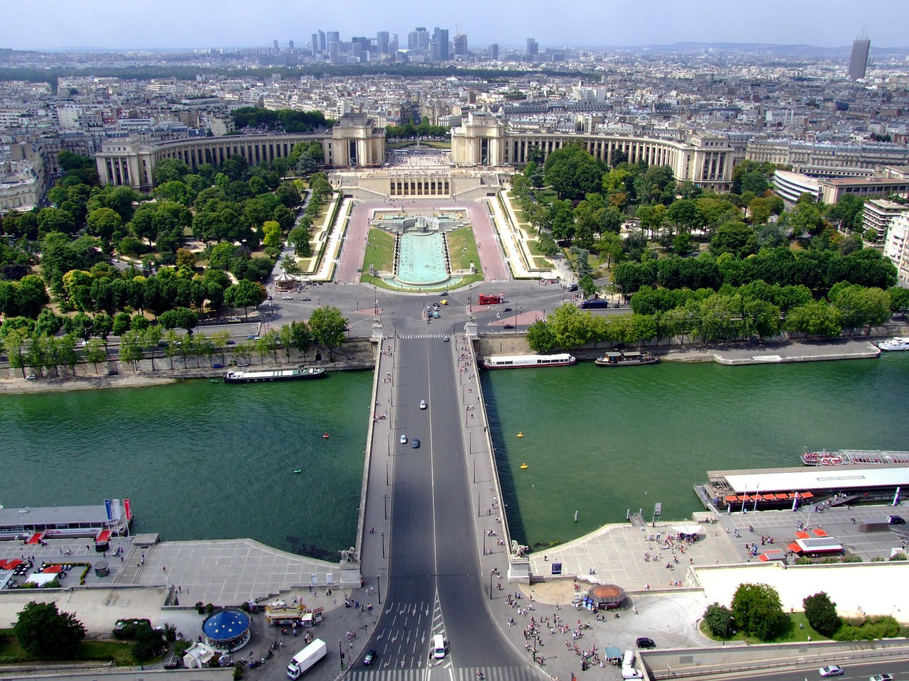Paris, France, Kraštovaizdis, Vaizdingas, Palais De Challot, Upė Seine, Tiltas, Miestas, Miestai, Pastatai