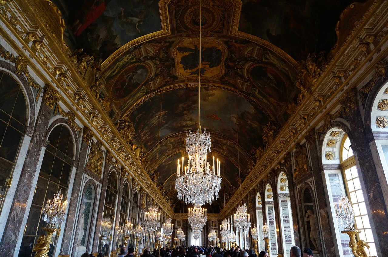 Paris, Versailles, Veidrodinė Galerija, Nemokamos Nuotraukos,  Nemokama Licenzija