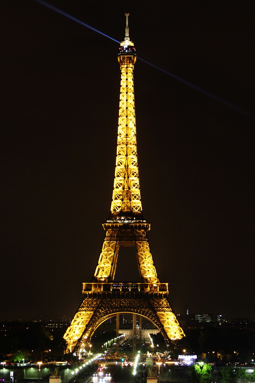 Paris, Eifelis, Bokštas, Naktis, Nemokamos Nuotraukos,  Nemokama Licenzija
