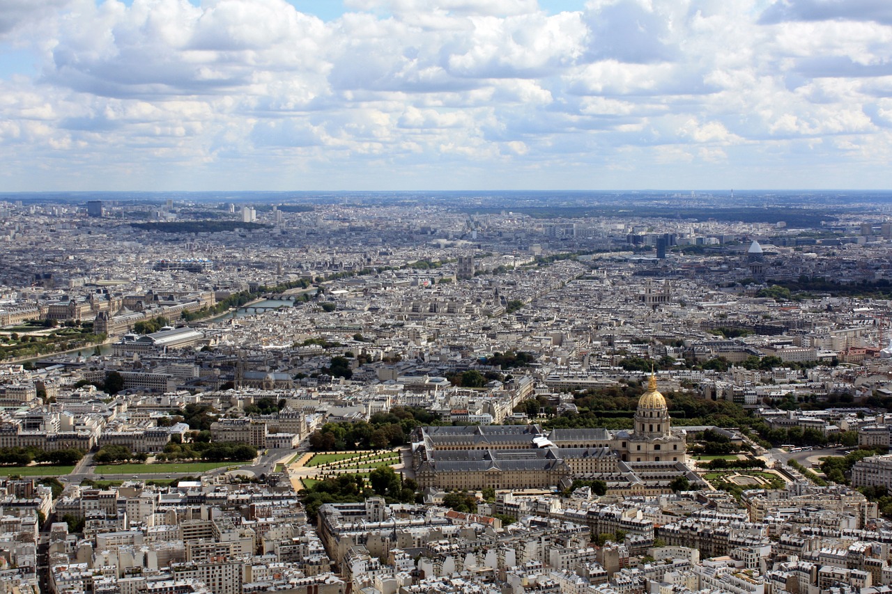 Paris, Panorama, France, Architektūra, Prancūzijos Sostinė, Kelionė, Miesto Panorama, Turizmas, Paminklai, Centras