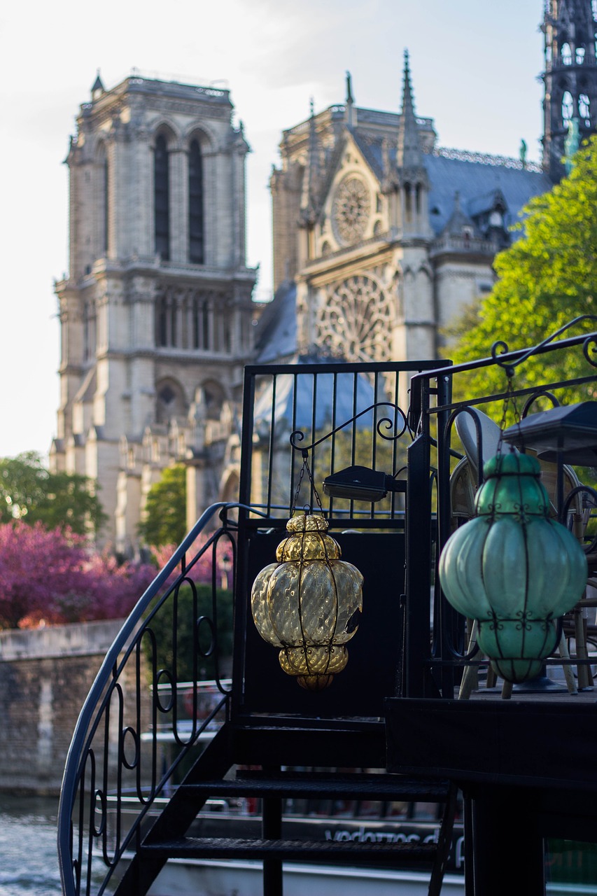 Paris, Vasara, Lempos, Notre-Dame, Nemokamos Nuotraukos,  Nemokama Licenzija