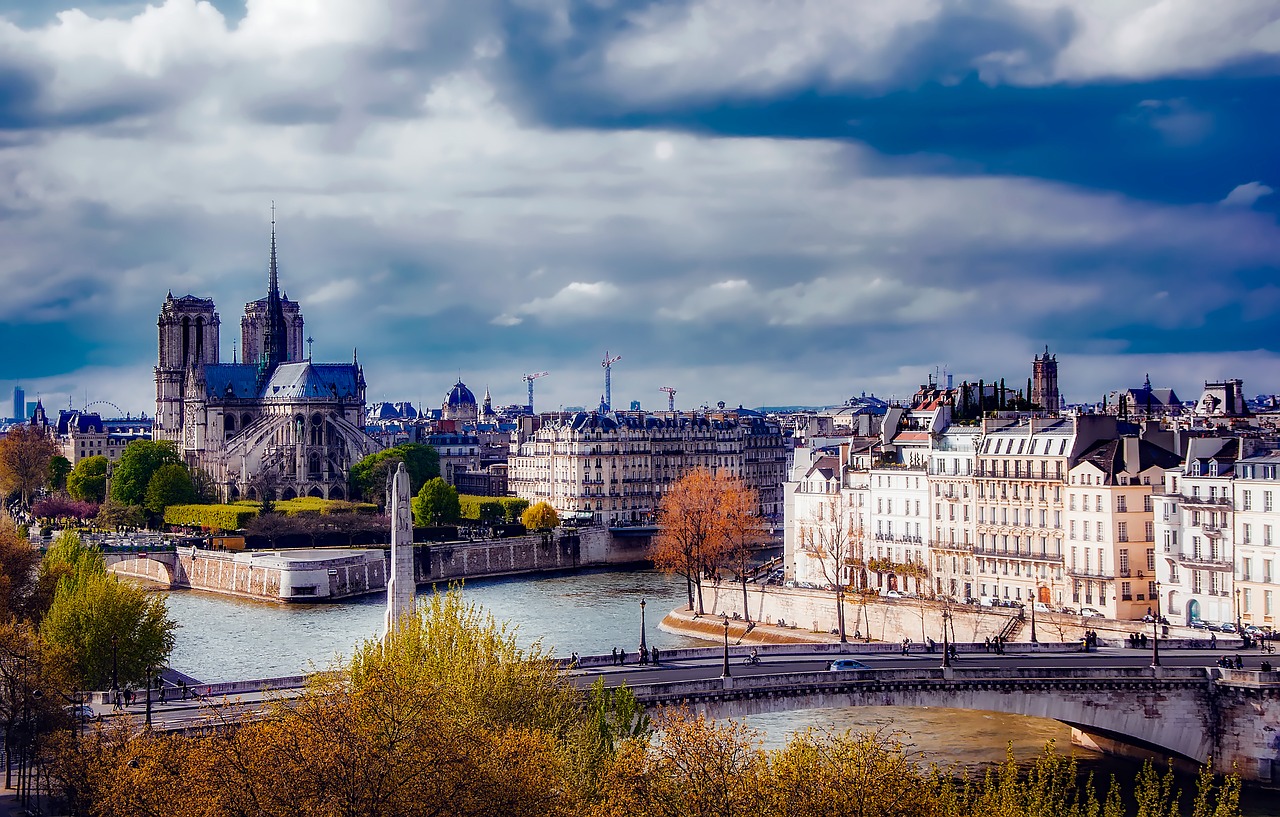 Paris, France, Notre Dame, Architektūra, Orientyras, Istorinis, Miestas, Miesto, Miesto Panorama, Centro