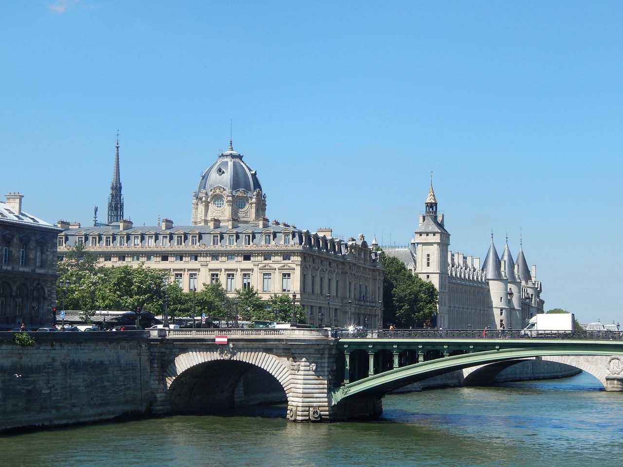 Paris, Mainų Tiltas, Laikrodžio Dokas, Nemokamos Nuotraukos,  Nemokama Licenzija
