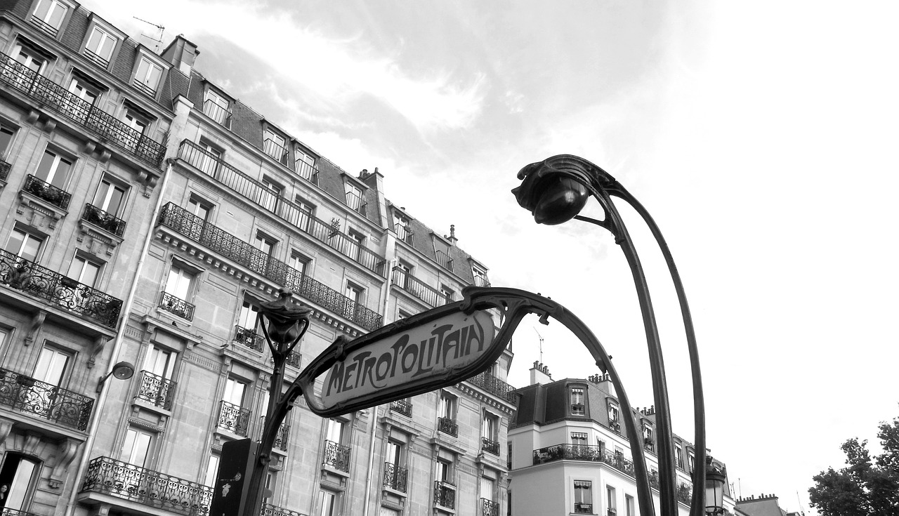 Paris, France, Metro, Pastatas, Senas, Retro, Art Nouveau, Miestas, Kapitalas, Architektūra